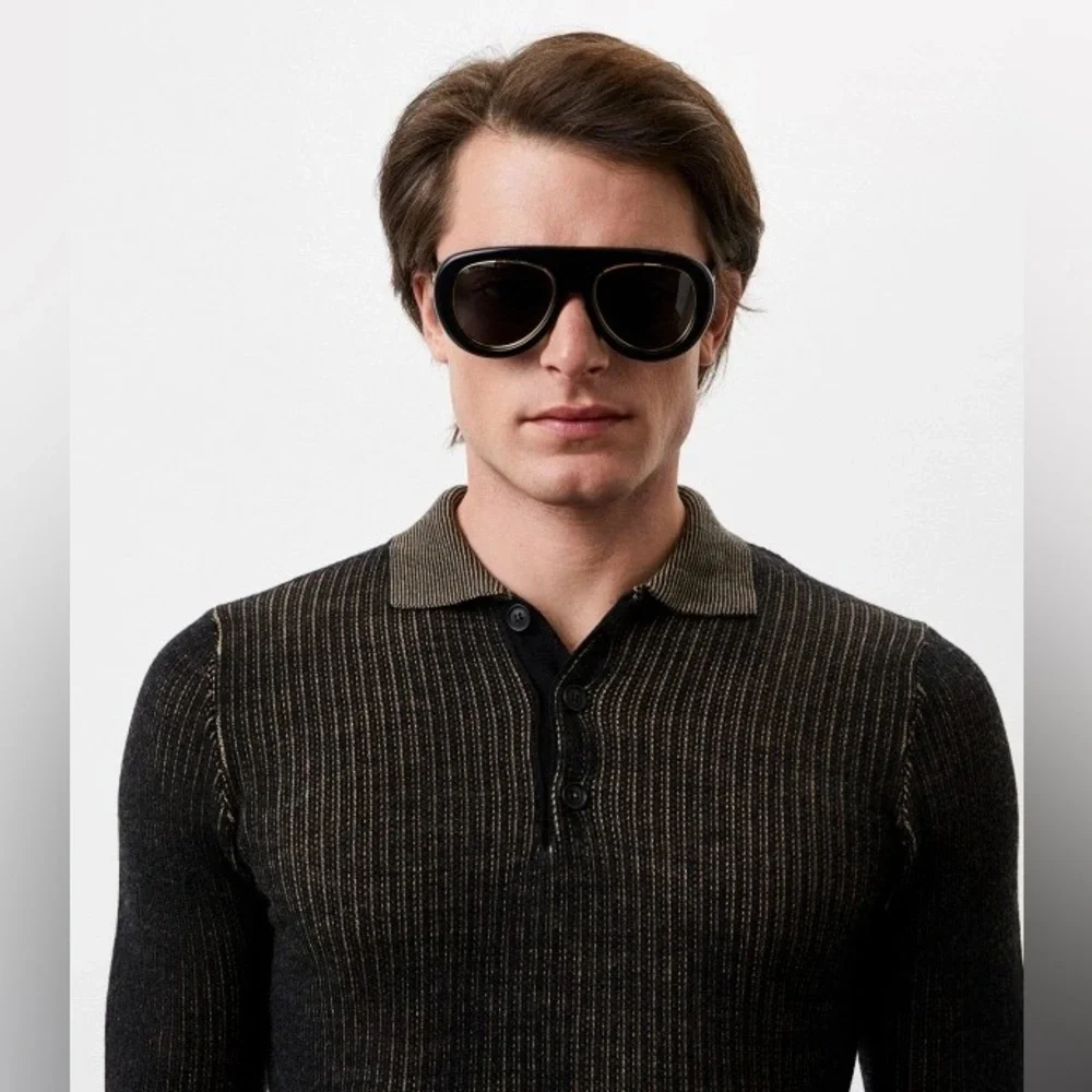 New Authentic GUCCI GG1152S 001 Sunglasses are the perfect choice for Man.
